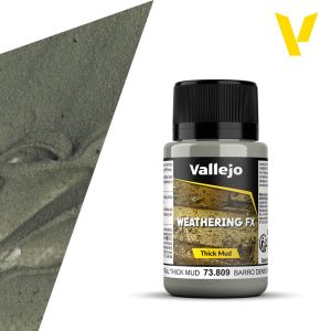 Vallejo Weathering Effects 40ml - Industrial Thick Mud # 73809