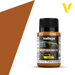 Vallejo Weathering Effects 40ml - Fuel Stains # 73814