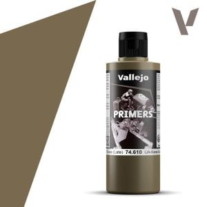 Vallejo 200ml Polyurethane Primer Parched Grass (Late) # 74610