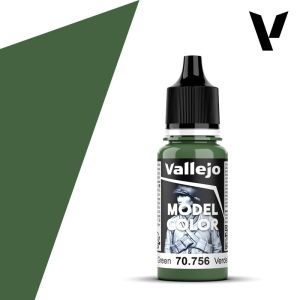 Vallejo 18ml Model Color Splinter Green Acrylic Modelling Paint # 756