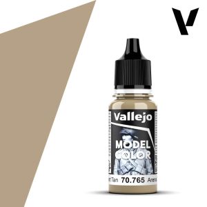 Vallejo 18ml Model Color Desert Tan Acrylic Modelling Paint # 765