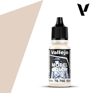 Vallejo 18ml Model Color Cream White Acrylic Modelling Paint # 766