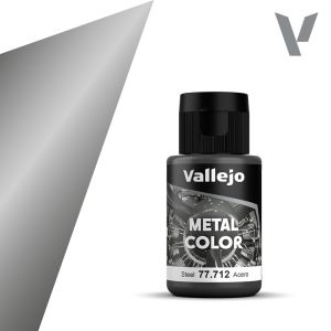 Vallejo 32ml Metal Color - Steel # 77712