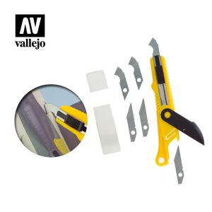 Vallejo Tools Cutter Scriber & 5 Spare Blades # T06012