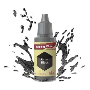 The Army Painter Speedpaints 18ml Grim Black # 2001
