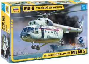 Zvezda 1/72 Mil Mi-8 Hip rescue # 7254