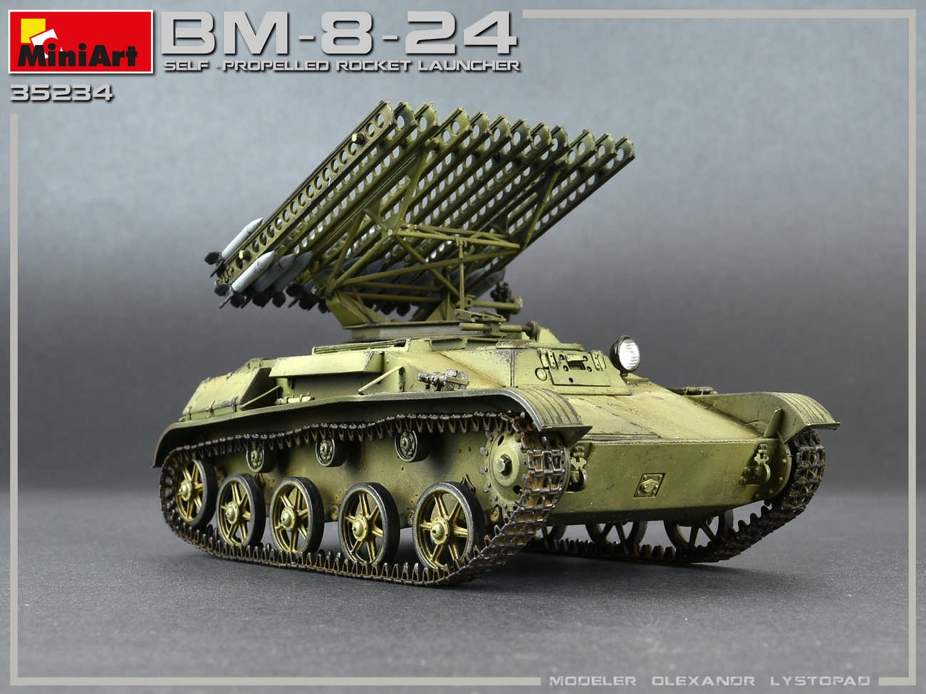 Miniart 1/35 BM-8-24 Rocket Launcher (Interior Kit) # 35234