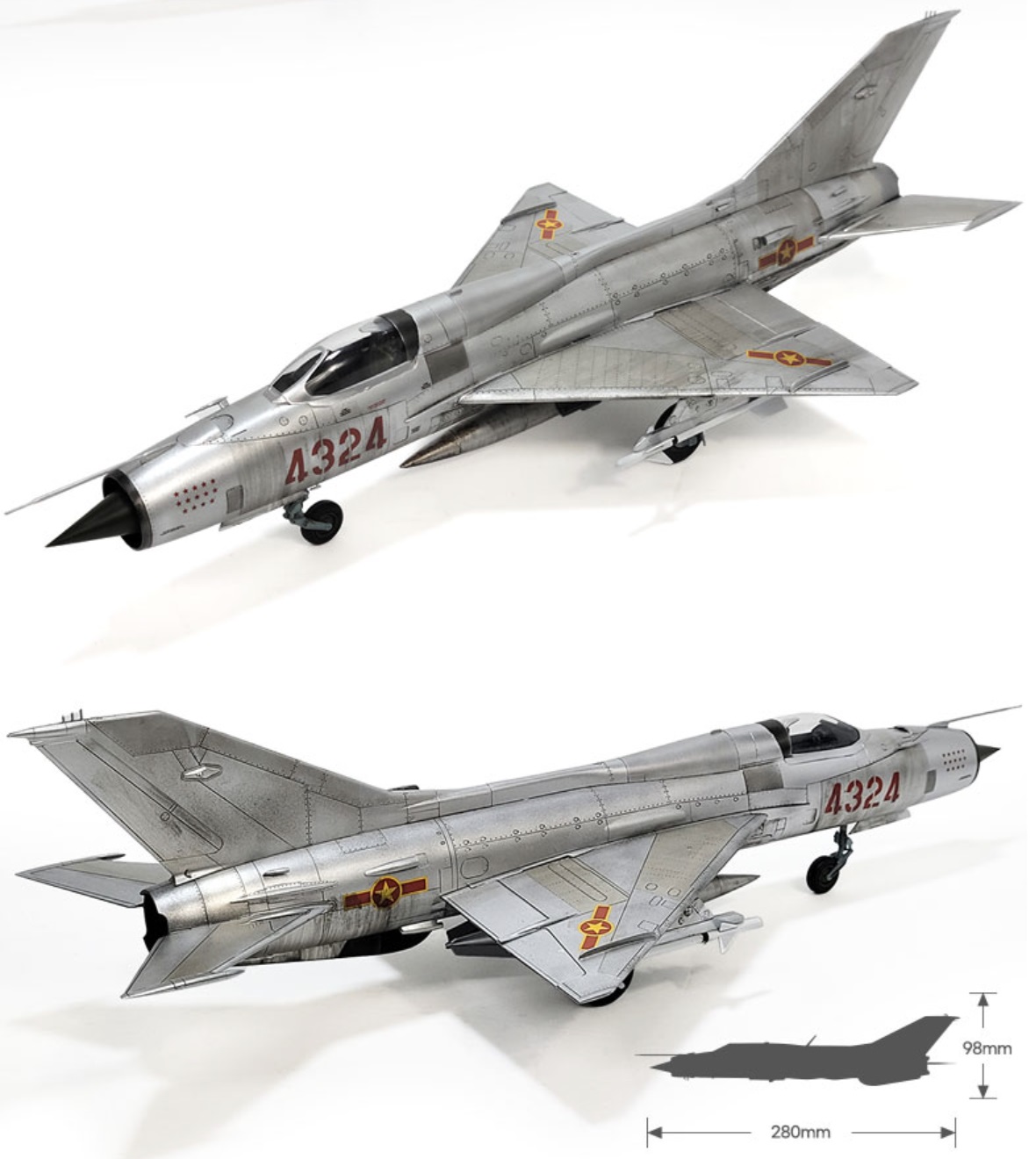 Academy 1/48 Mikoyan MiG-21PF Fishbed-D # 12320