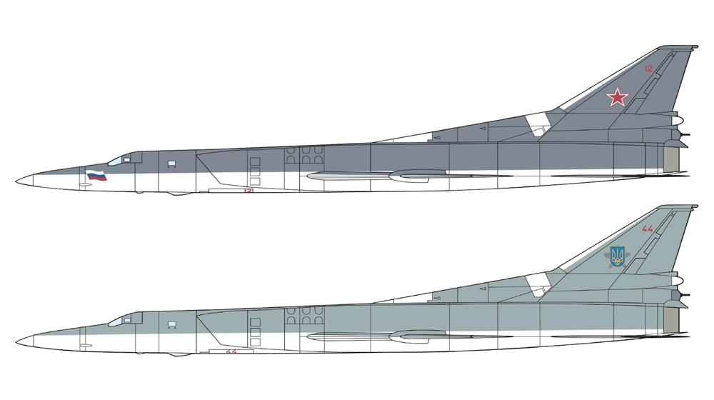 Academy 1/144 Tuploev Tu-22M3 Backfire C # 12636