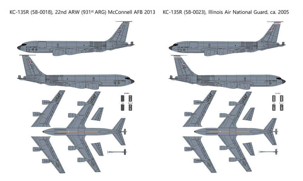 Academy 1/144 Boeing KC-135R Stratotanker # 12638