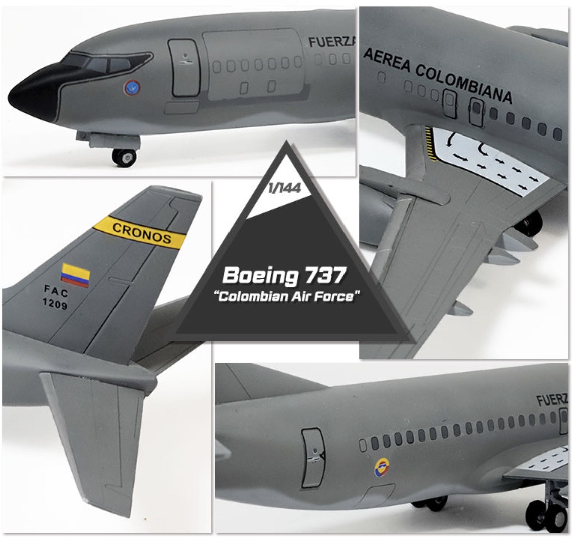 Academy 1/144 Boeing 737 Colombian Air Force # 12639