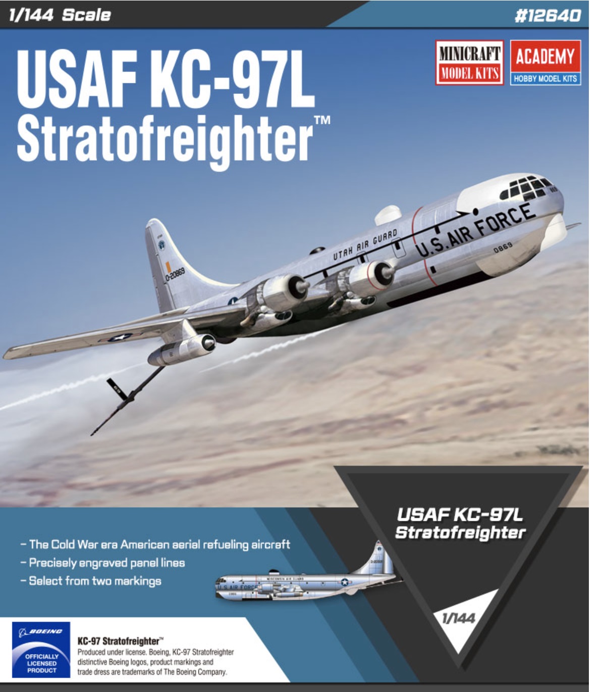 Academy 1/144 Boeing USAF KC-97L Stratofreighter # 12640