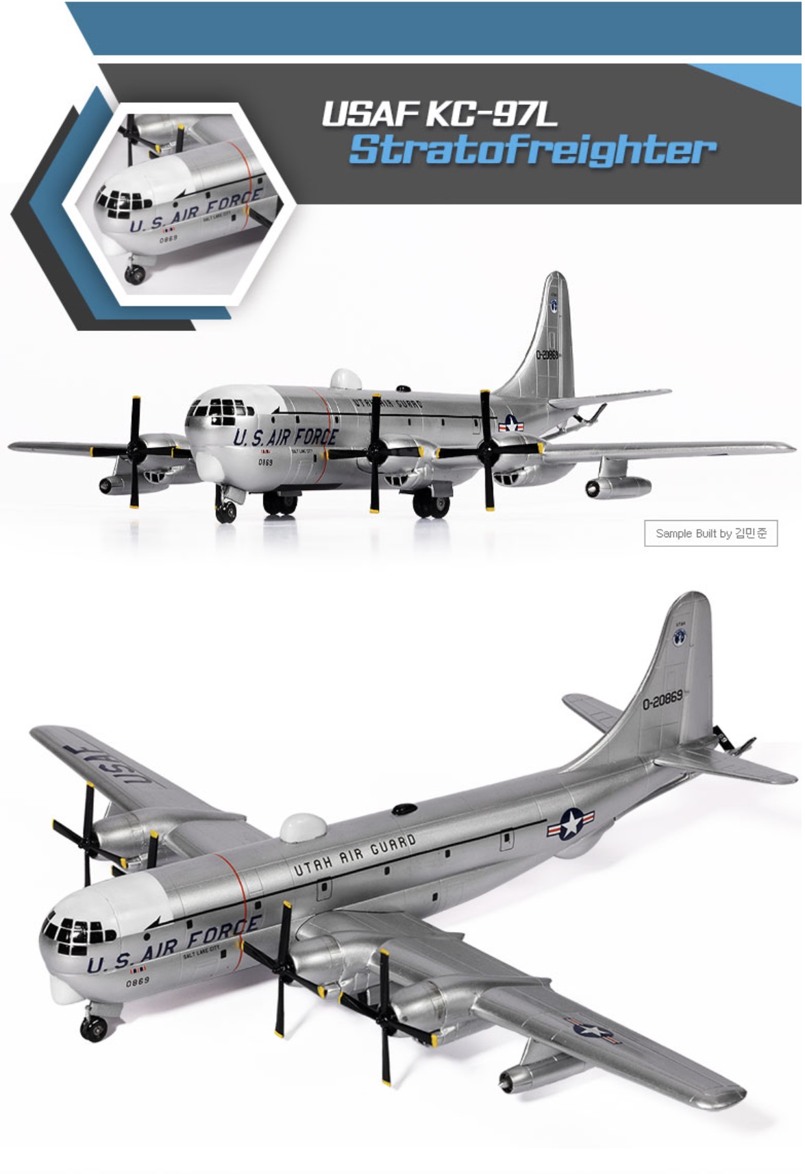 Academy 1/144 Boeing USAF KC-97L Stratofreighter # 12640