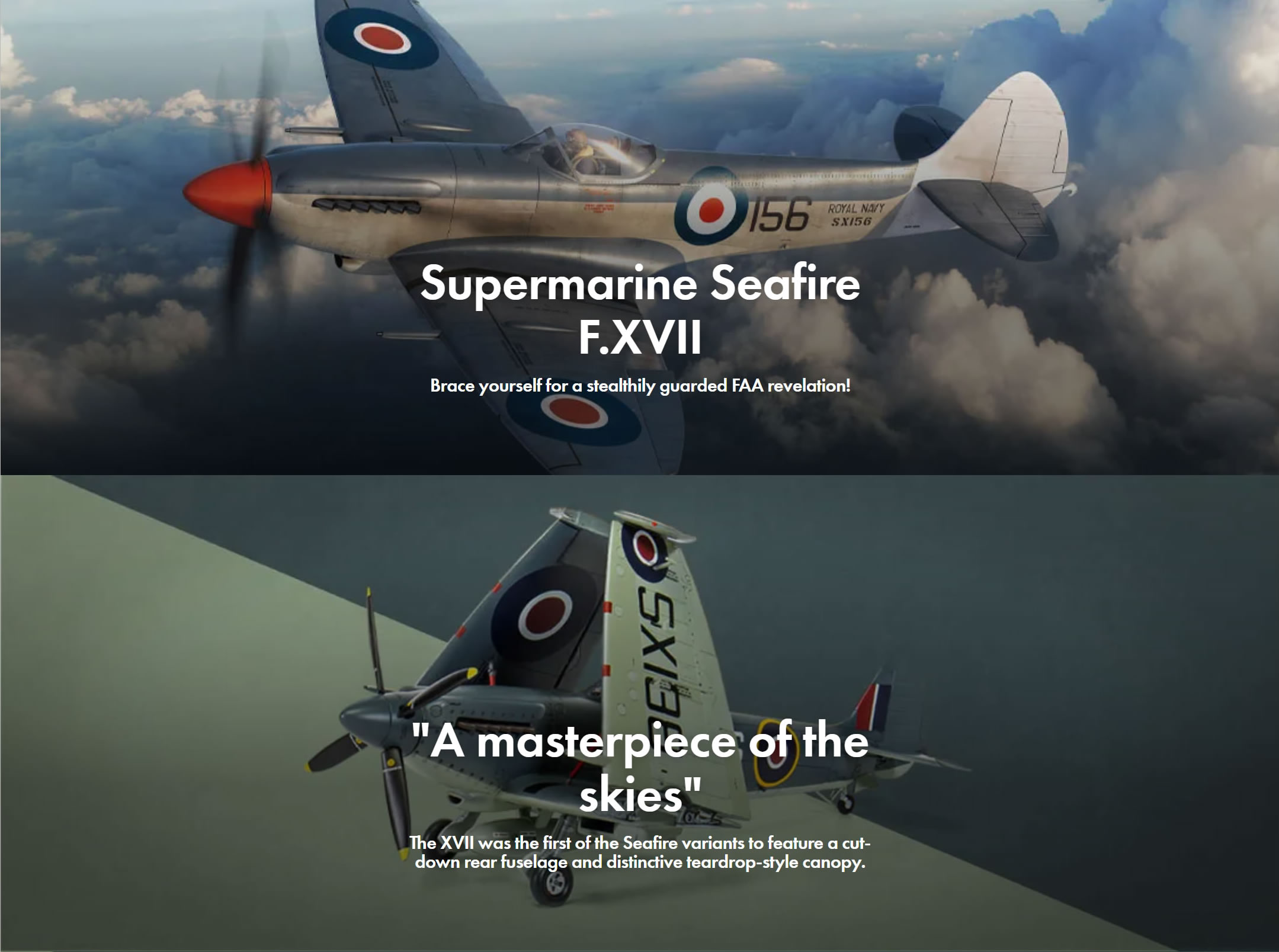 Airfix 1/48 Supermarine Seafire F XVIIC # 06102A