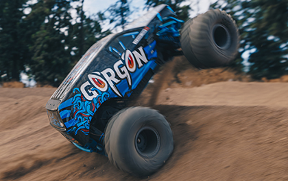 Arrma 1/10 Gorgon 2WD MT  RTR (no Battery/Charger) Blue # 3230T1