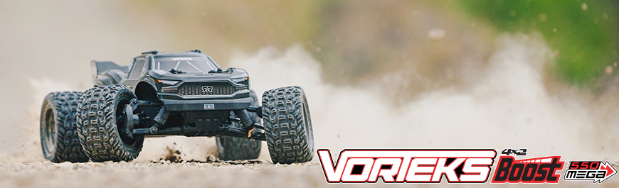 Arrma 1/10 Vorteks Boost 4X2 550 Mega 1/10 2WD ST Gunmetal # 4105V4T2