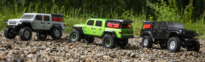 Axial 1/24 SCX24 Jeep Gladiator 4WD Rock Crawler RTR, Green # 00005V2T3