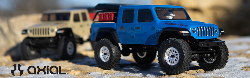 Axial 1/24 SCX24 Jeep JT Gladiator 4WD Rock Crawler Brushed RTR # 00005T2