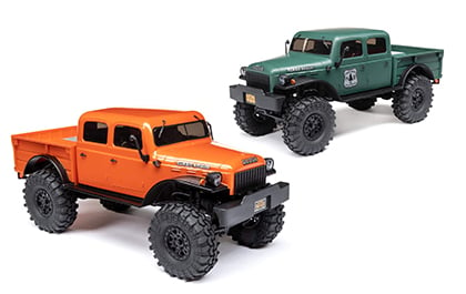 Axial 1/24 SCX24 Dodge Power Wagon 4WD Rock Crawler RTR # 00007T1