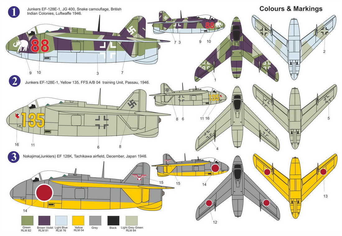 AZ Model 1/72 Junkers EF-128E-1 # 7885