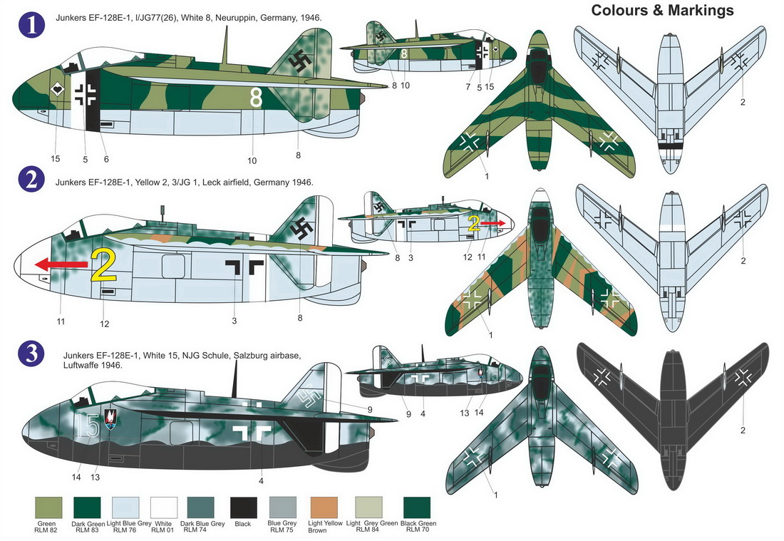 AZ Model 1/72 Junkers EF-128E-1 'Over Europe 1946' # 7886