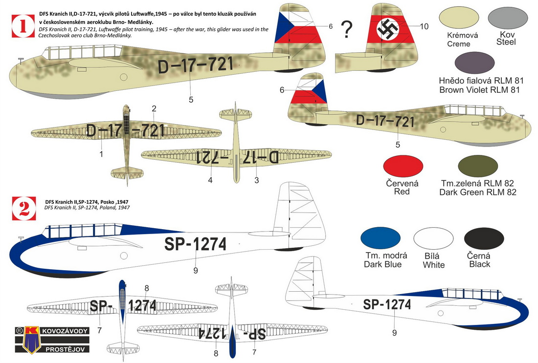 AZ Model 1/72 DFS Kranich II # 72007