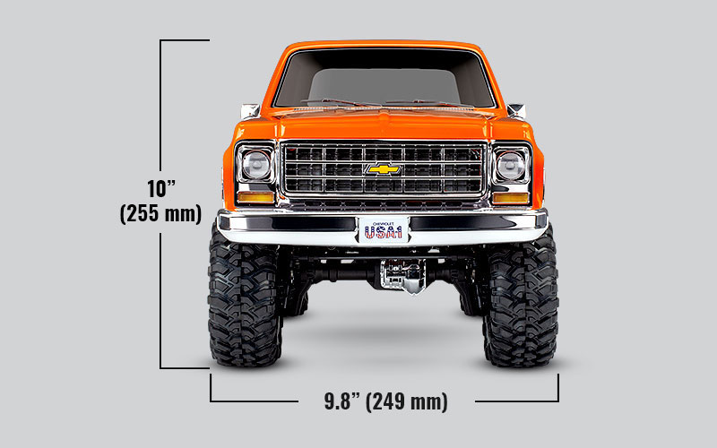 TRX-4 Data Front Sizes