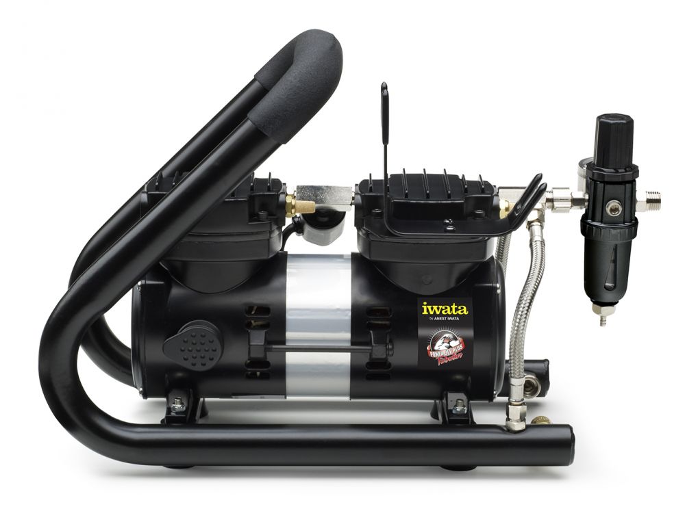 Iwata Studio Series Power Jet Plus Handle-Tank compressor # C-IW-POWER-HT