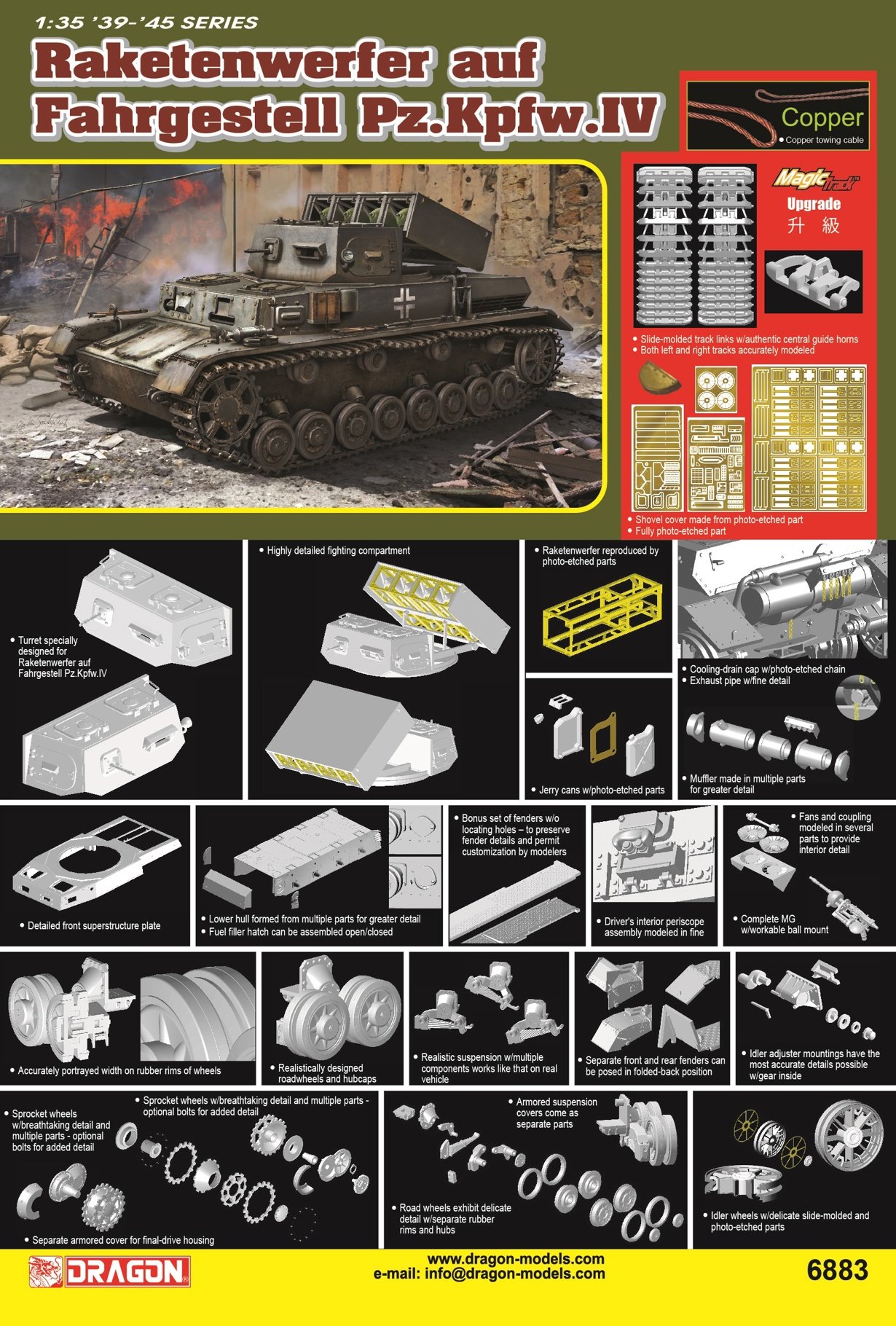 Dragon 1/35 Raketenwerfer auf Fahrgestell Pz.Kpfw.IV # 6883