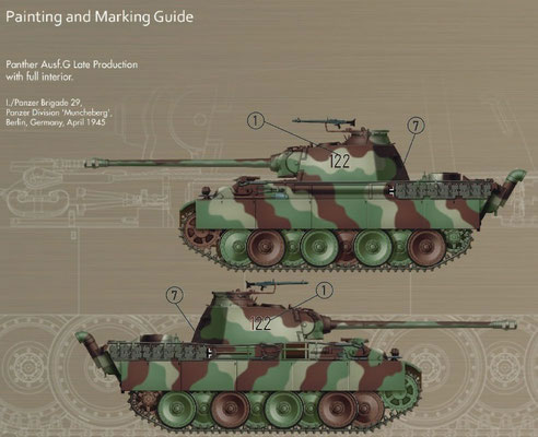 Das Werk 1/35 Pz.Kpfw.V Ausf.G Panther Late Production # 35041