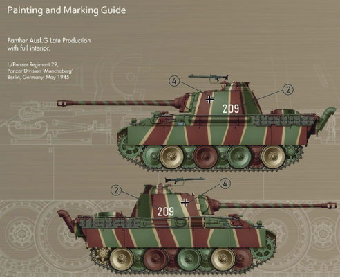 Das Werk 1/35 Pz.Kpfw.V Ausf.G Panther Late Production # 35041