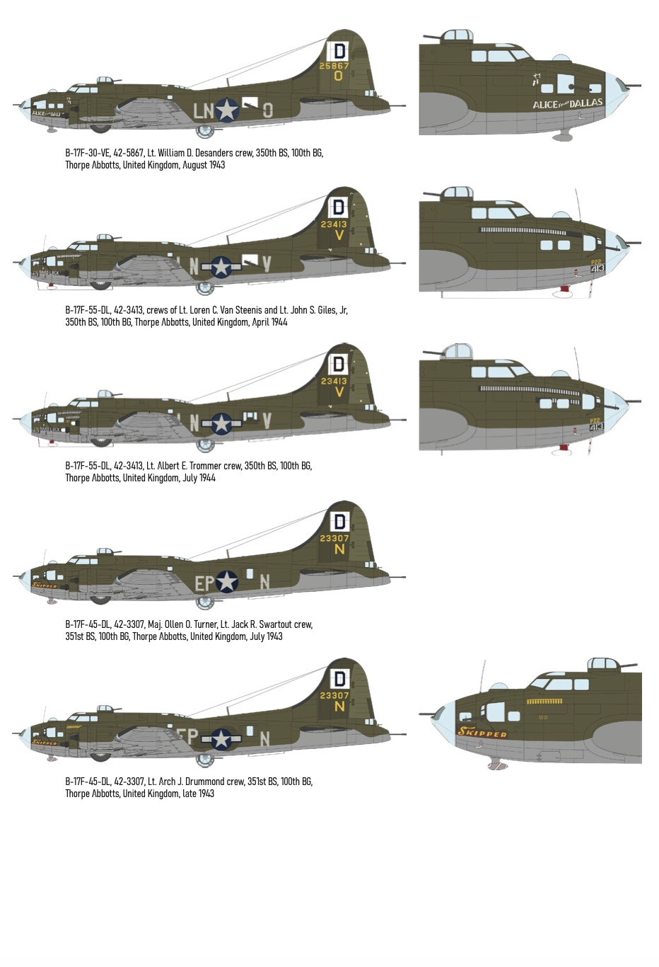 Eduard 1/48 The Bloody Hundredth 1943 Boeing B-17F Flying Fortress Limited Edition # 11183