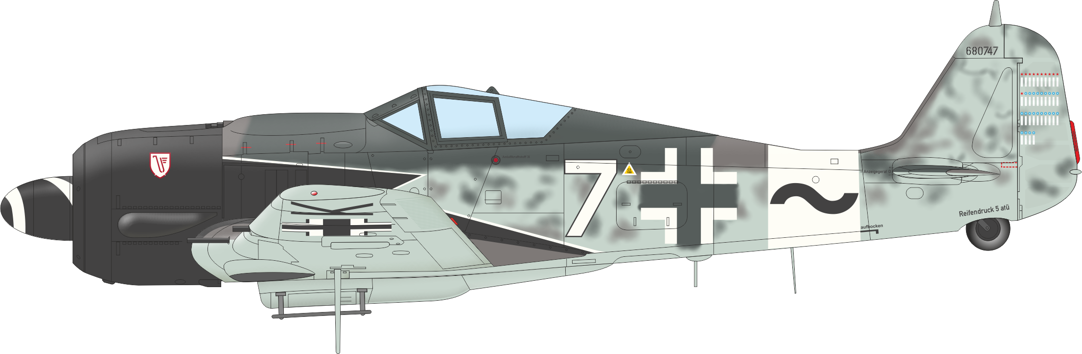 Eduard 1/72 Focke-Wulf Fw-190A-8/R2 Weekend Edition # 7467