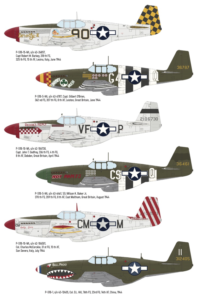 Eduard 1/48 North-American P-51B Mustang Birdcage Canopy # 82107