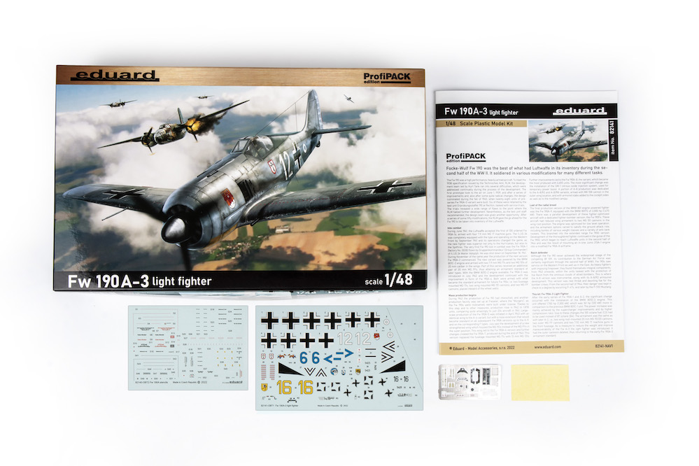 Eduard 1/48 Focke-Wulf Fw-190A-3 Light Fighter ProfiPACK Edition # 82141