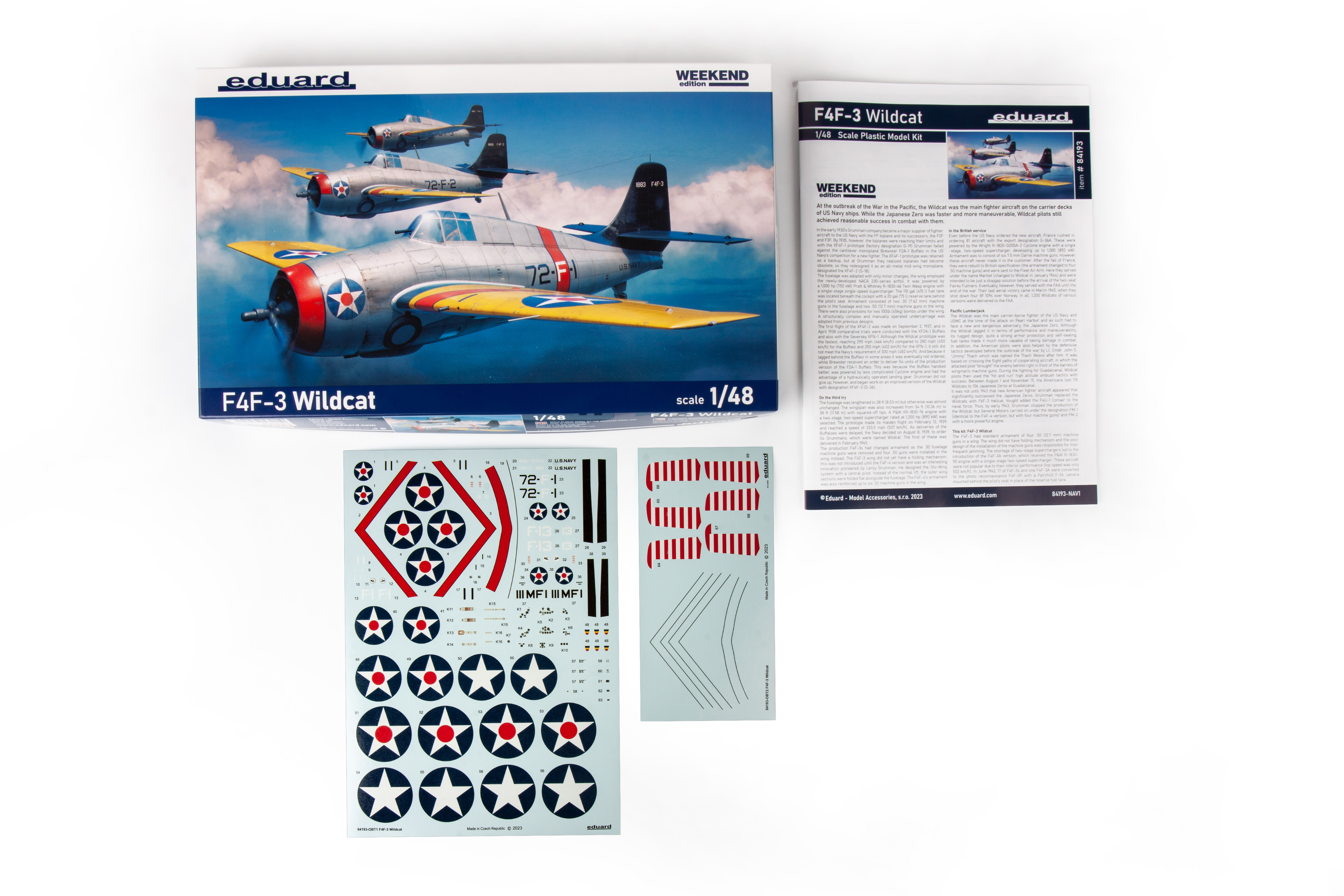 Eduard 1/48 Grumman F4F-3 Wildcat Weekend Edition # 84193