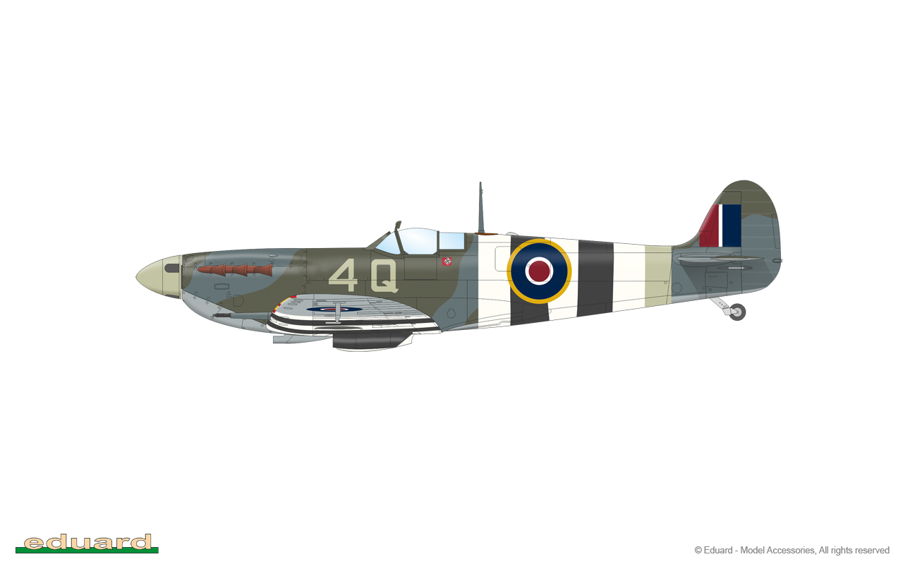 Eduard 1/48 Supermarine Spitfire Mk.Vb OVERLORD Weekend Edition # 84200