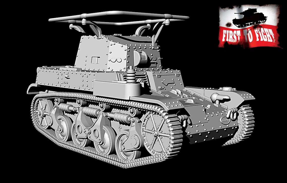 First To Fight Kits 1/72 French light command tank AMR 35 ADF1 # 113