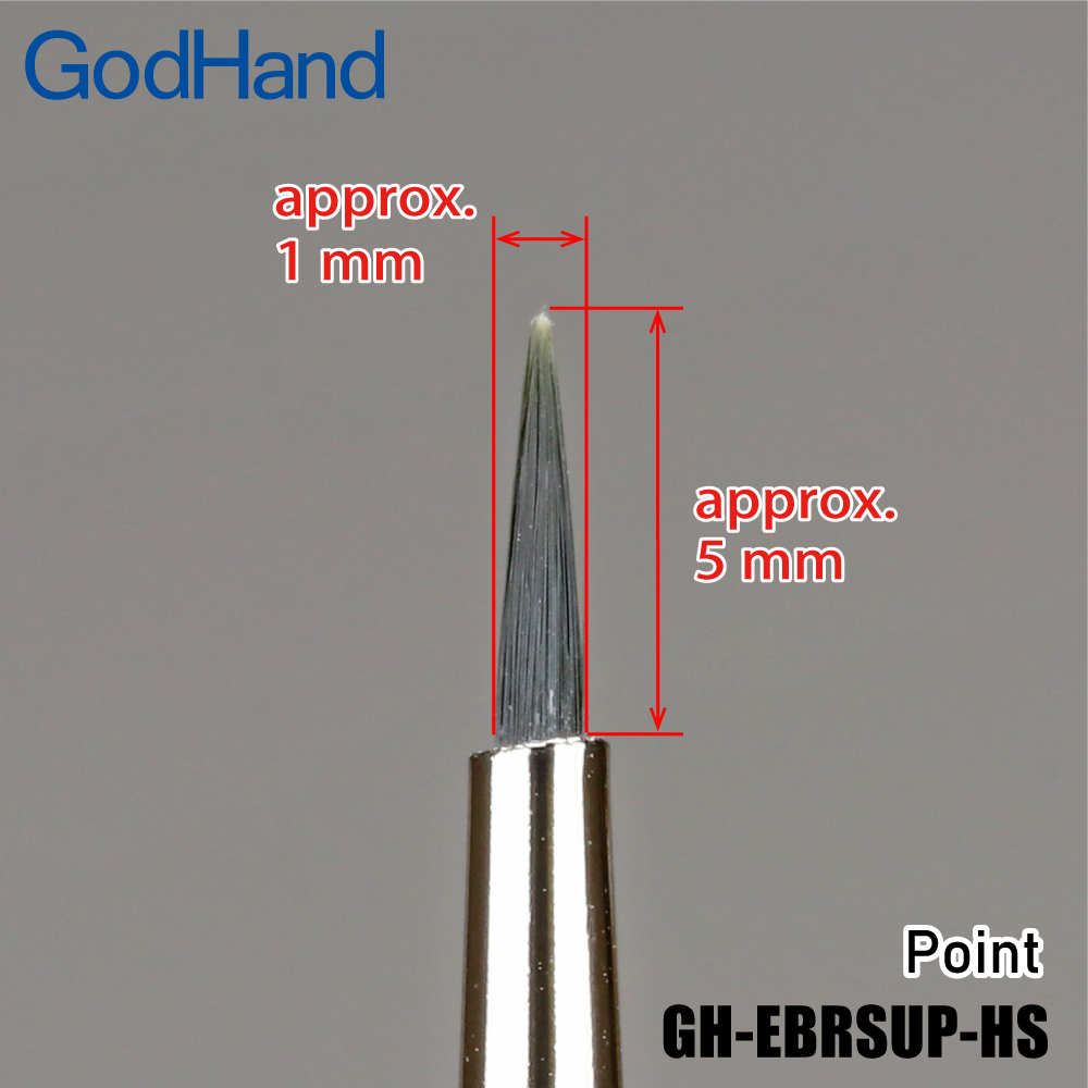 GodHand Brushwork Softest Point Brush Made In Japan # GH-EBRSUP-HS