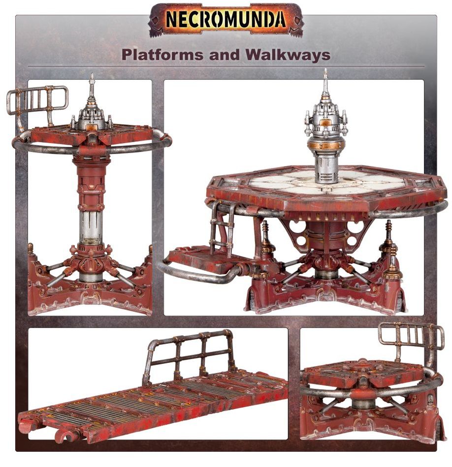 Games Workshop Necromunda Thatos Pattern: Platforms & Walkways # 300-92