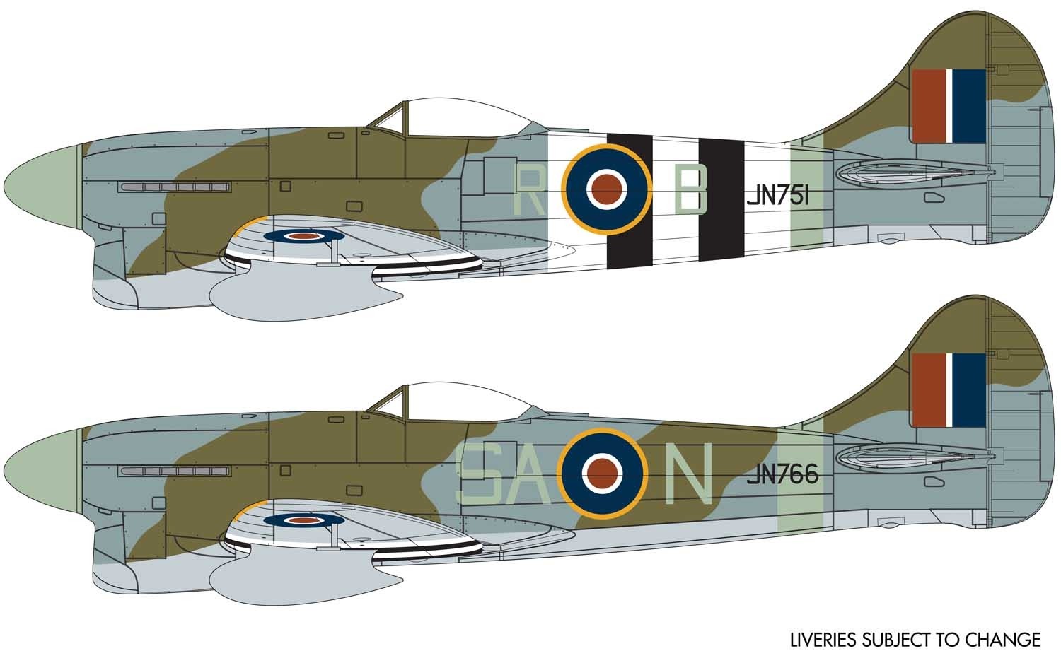 Airfix 1/72 Hawker Tempest Mk.V New Tool # 02109