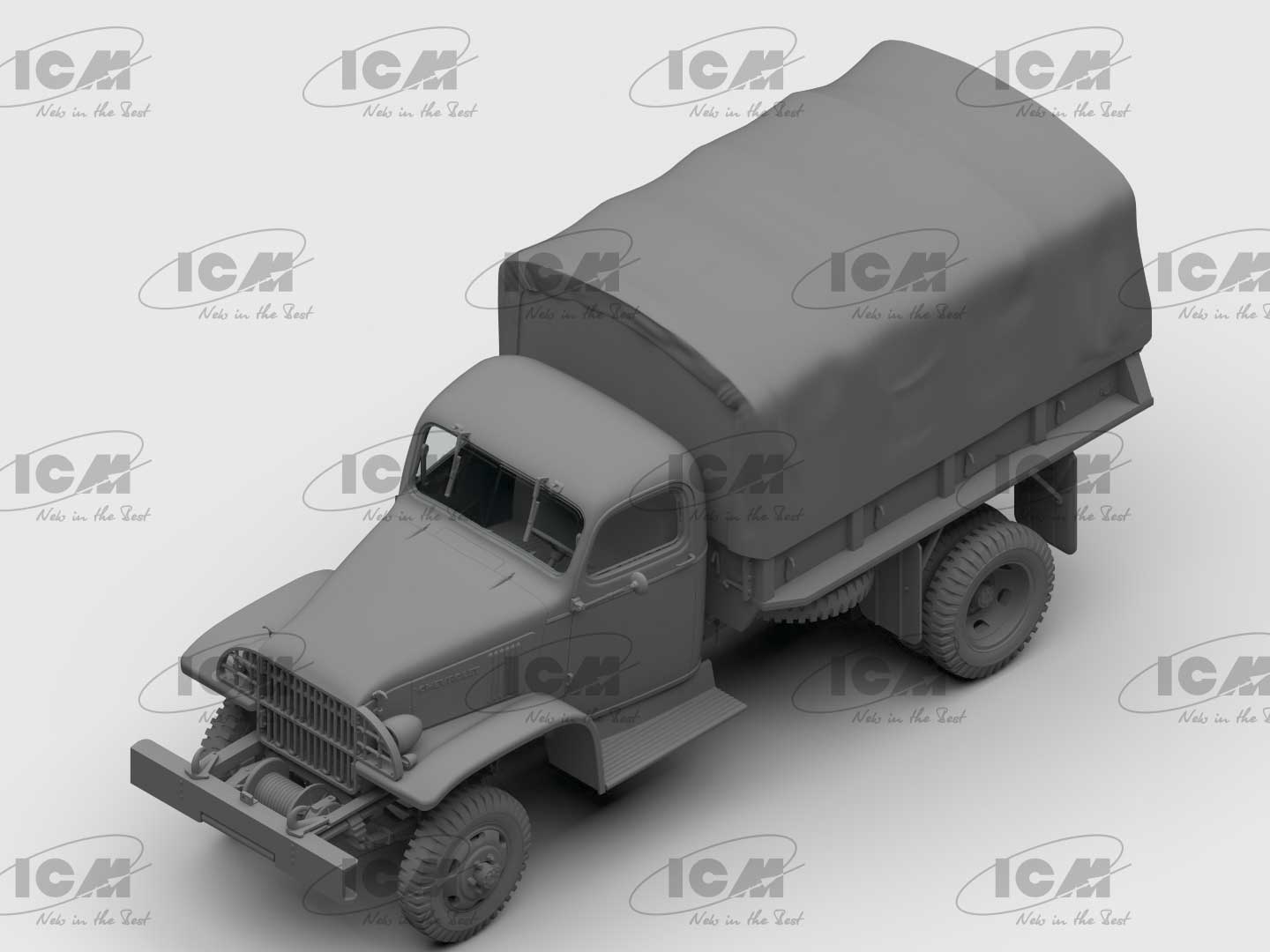 ICM 1/35 G7117 US military truck Military vehicle kits # 35597