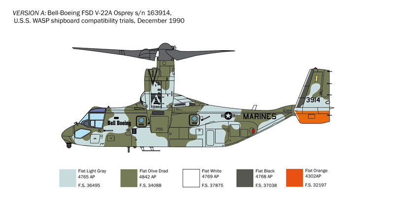 Italeri 1/72 Boeing V-22 Osprey # 1463 