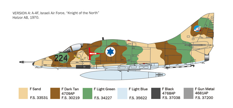 Italeri 1/48 Douglas A-4E/F/G Skyhawk # 2826