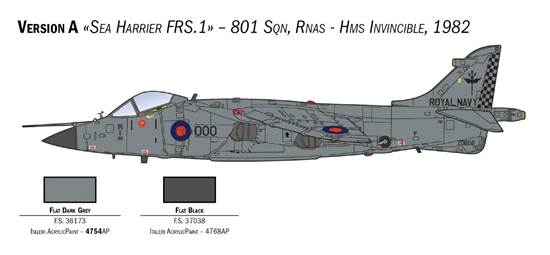 Italeri 1/72 Sea Harrier FRS.1 # 1236