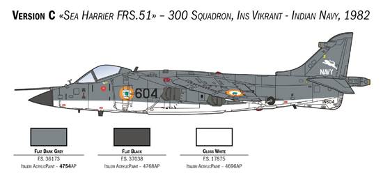 Italeri 1/72 Sea Harrier FRS.1 # 1236