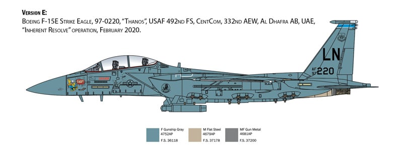 Italeri 1/48 F-15E Strike Eagle # 2803