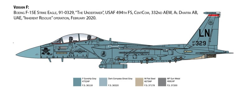 Italeri 1/48 F-15E Strike Eagle # 2803