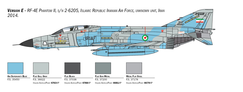 Italeri 1/48 McDonnell RF-4E Phantom II # 2818