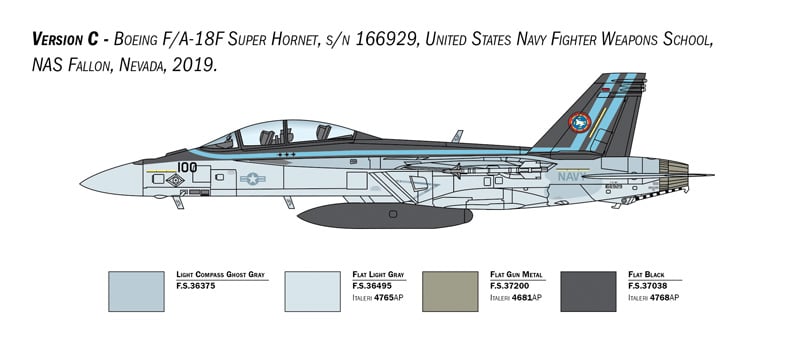 Italeri 1/48 McDonnell-Douglas F/A-18F Hornet # 2823